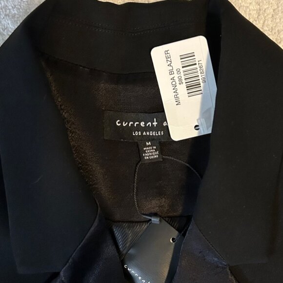 Current Air black double breasted blazer w/satin look lapel - Picture 5 of 13